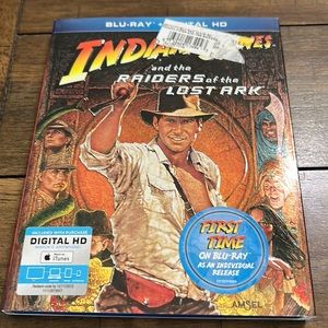Indiana Jones and the raiders of the lost ark blue ray disc!